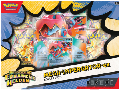 Pokemon Erhabene Helden Mega Impergator ex Box