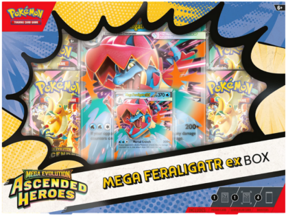 Pokemon Ascended Heroes Mega Feraligatr ex Box