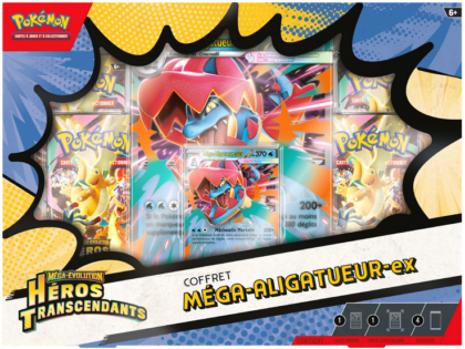 Pokemon Héros Transcendants Méga Aligatueur ex Box