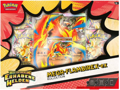 Pokemon Erhabene Helden Mega Flambirex ex Box